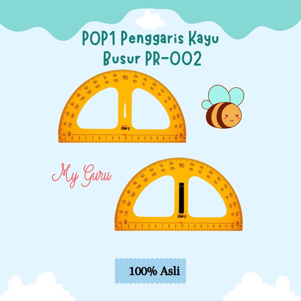 [PCS] PENGGARIS PAPAN TULIS KAYU MODEL BUSUR POP1 PR-002 / POP1 BUSUR PAPAN TULIS