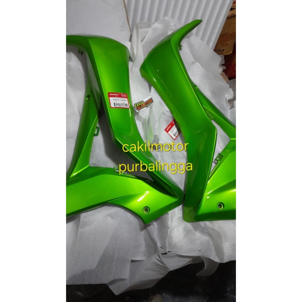 SAYAP LUAR SUPRA X 125 HELM IN ASLI ORIGINAL AHM HONDA SUPRAX 125 HELMIN COVER SAYAP DEPAN ORIGINAL