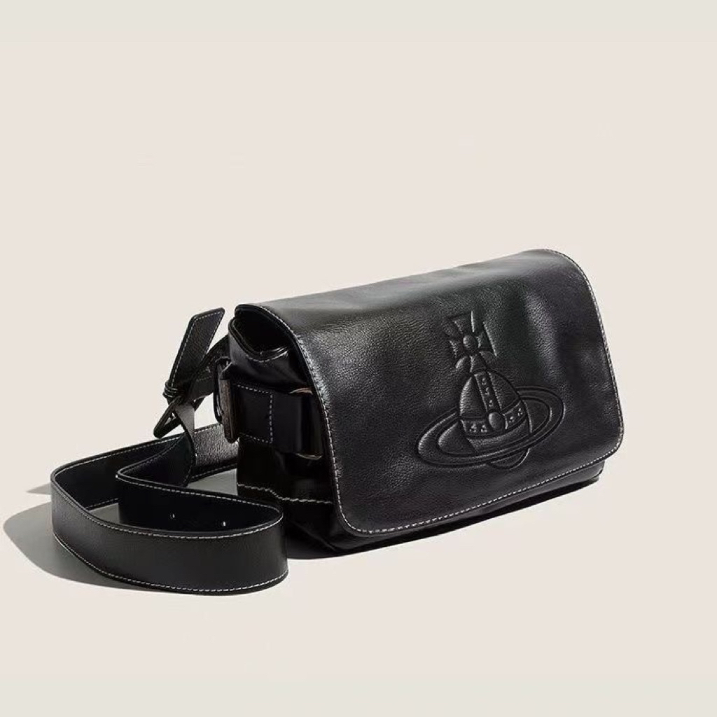 Viviene Westwod Crossbody Tas Wanita Tas Pria Tas Hitam Kecil