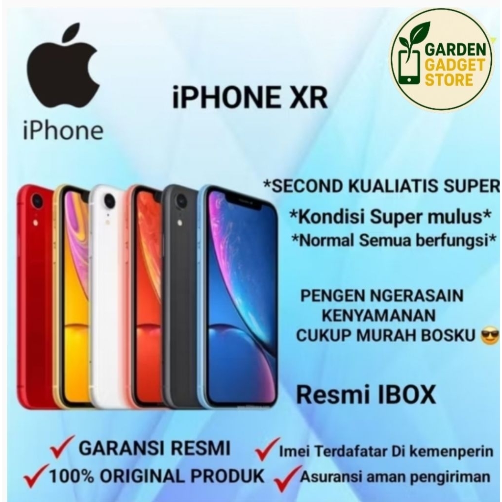 IPHONE XR 128GB RESMI IBOX INDONESIA