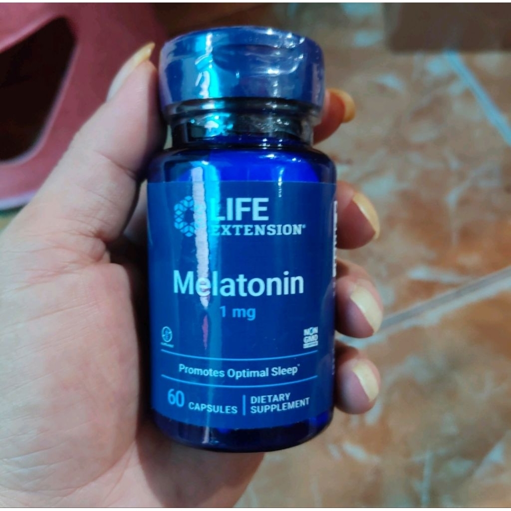 life extension melatonin 1 mg 60.capsules