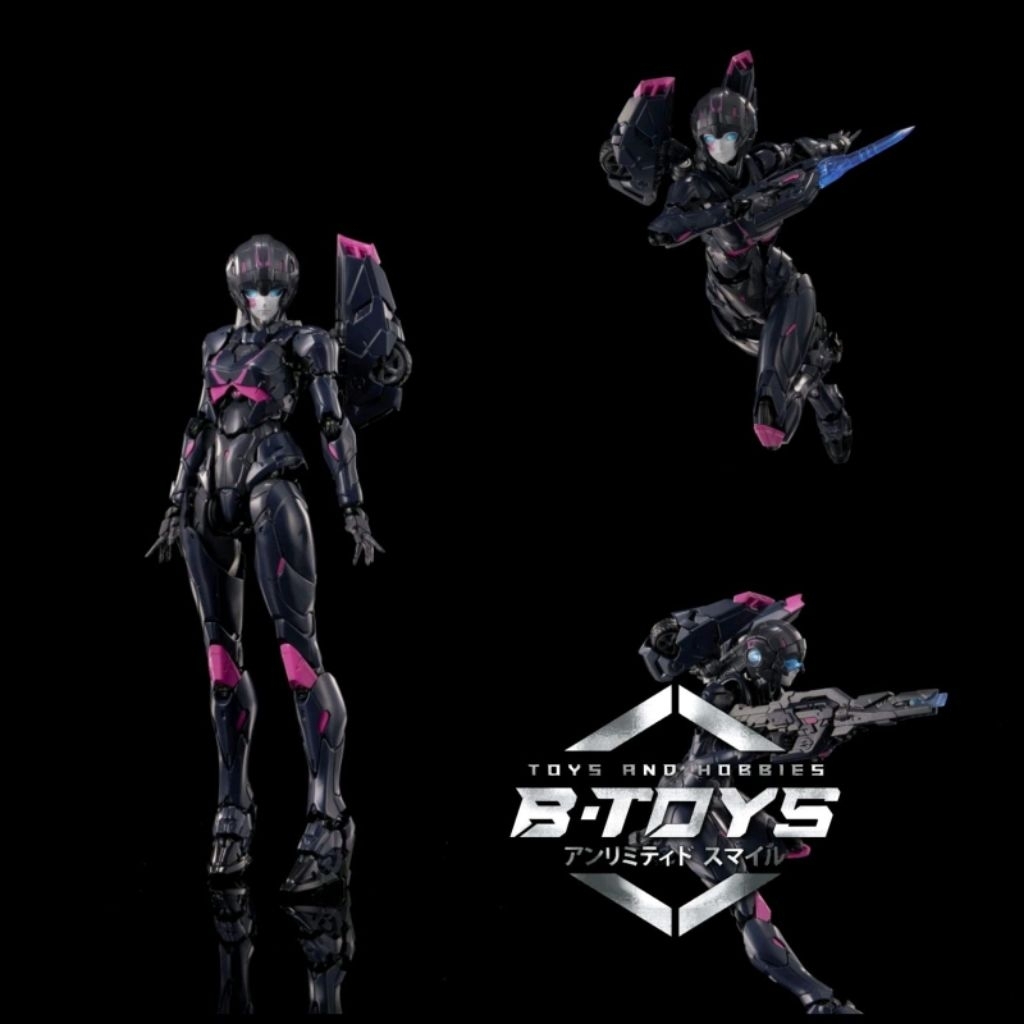 Flame toys Furai model transformers black Arcee model kit