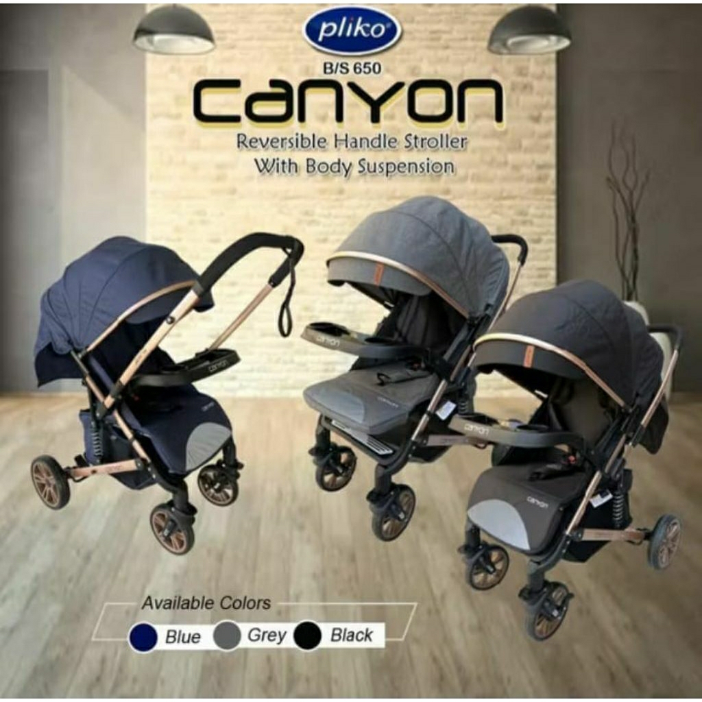PLIKO Baby Stroller CANYON B/S 650 | Kereta Dorong Bayi Pliko Canyon
