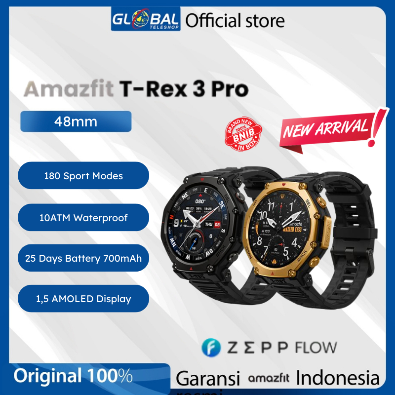 Amazfit T Rex 3 Pro 48mm Smartwatch T-Rex 3 Pro Amoled Display