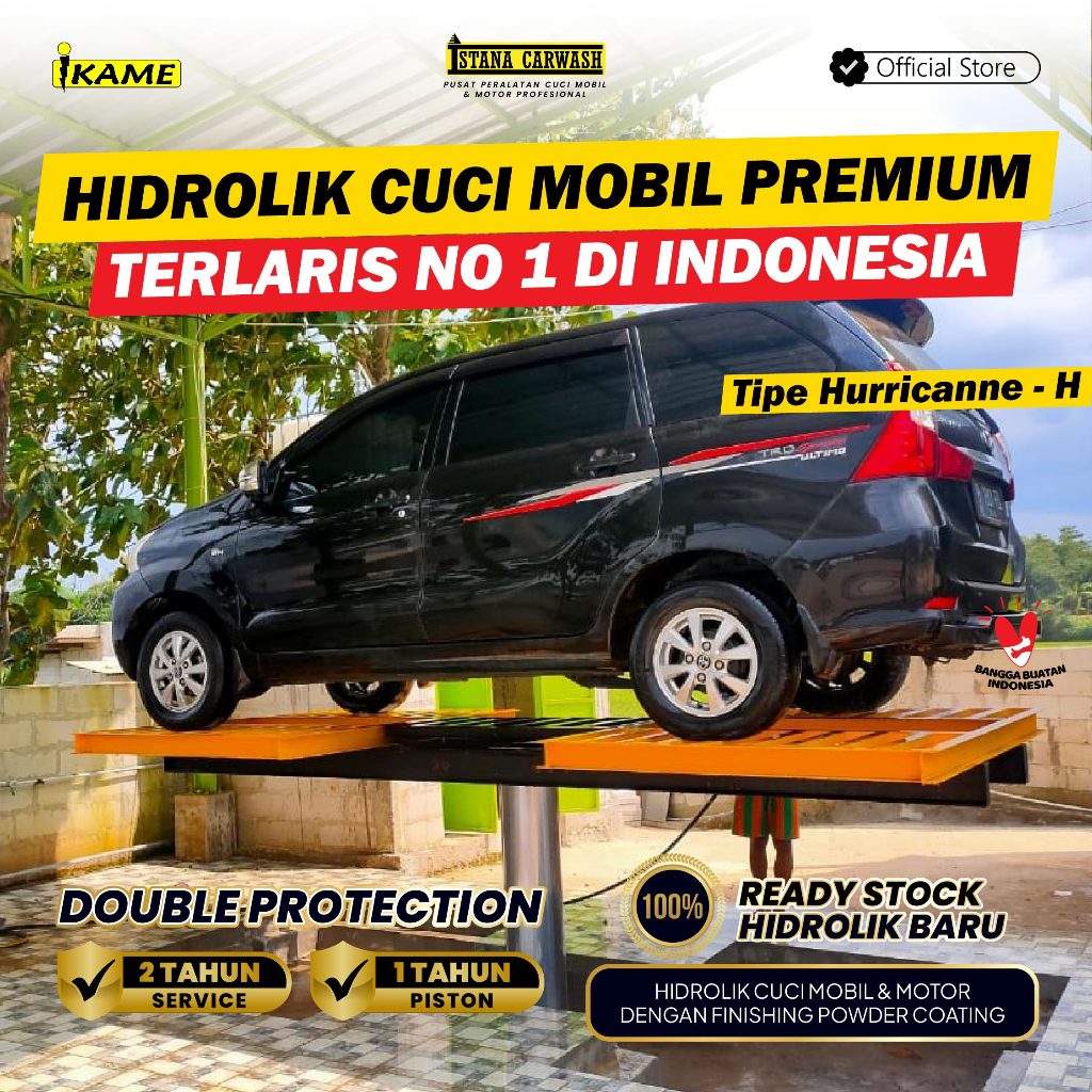 Hidrolik Alat Cuci Mobil , Hidrolik Doorsmer Mobil Hurricane-H Ikame
