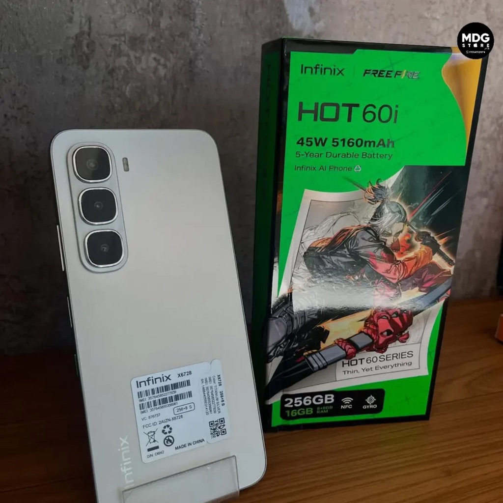 HP INFINIX HOT 60i RAM 8/256GB RESMI INFINIX INDONESIA