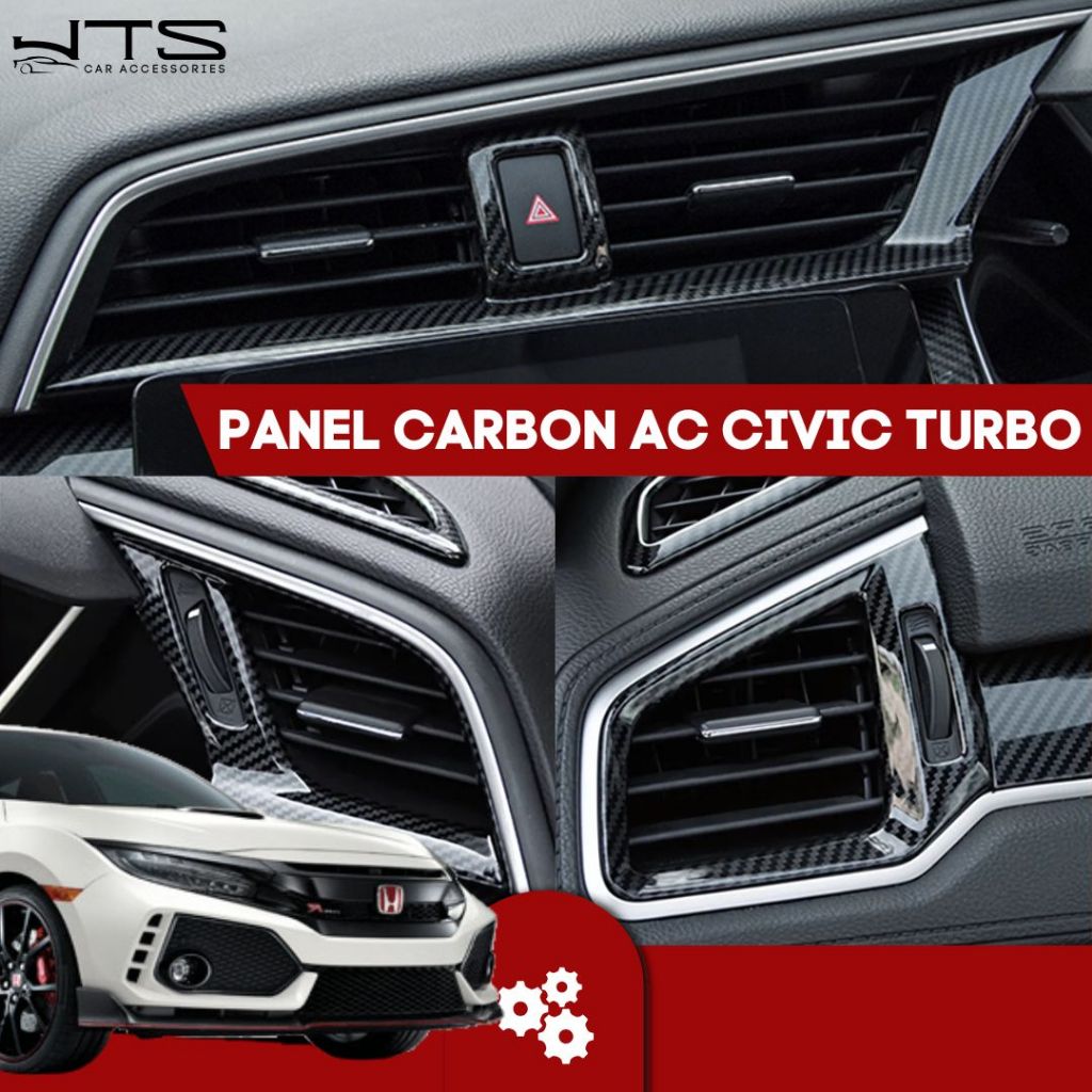 Cover Carbon Panel AC Honda Civic Turbo FK
