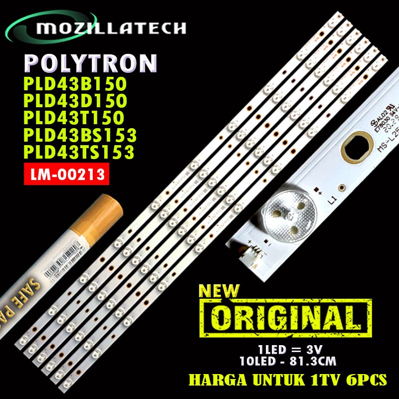 BACKLIGHT POLYTRON 43 PLD43B150 PLD43D150 PLD43T150 PLD43BS153 PLD43TS153 43B150 43D150 43T150