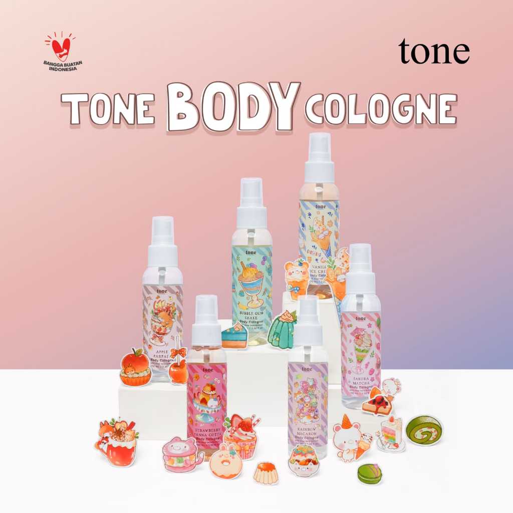 [NN] TONE BODY COLOGNE BODY PERFUME PARFUM SPRAY 100 ML