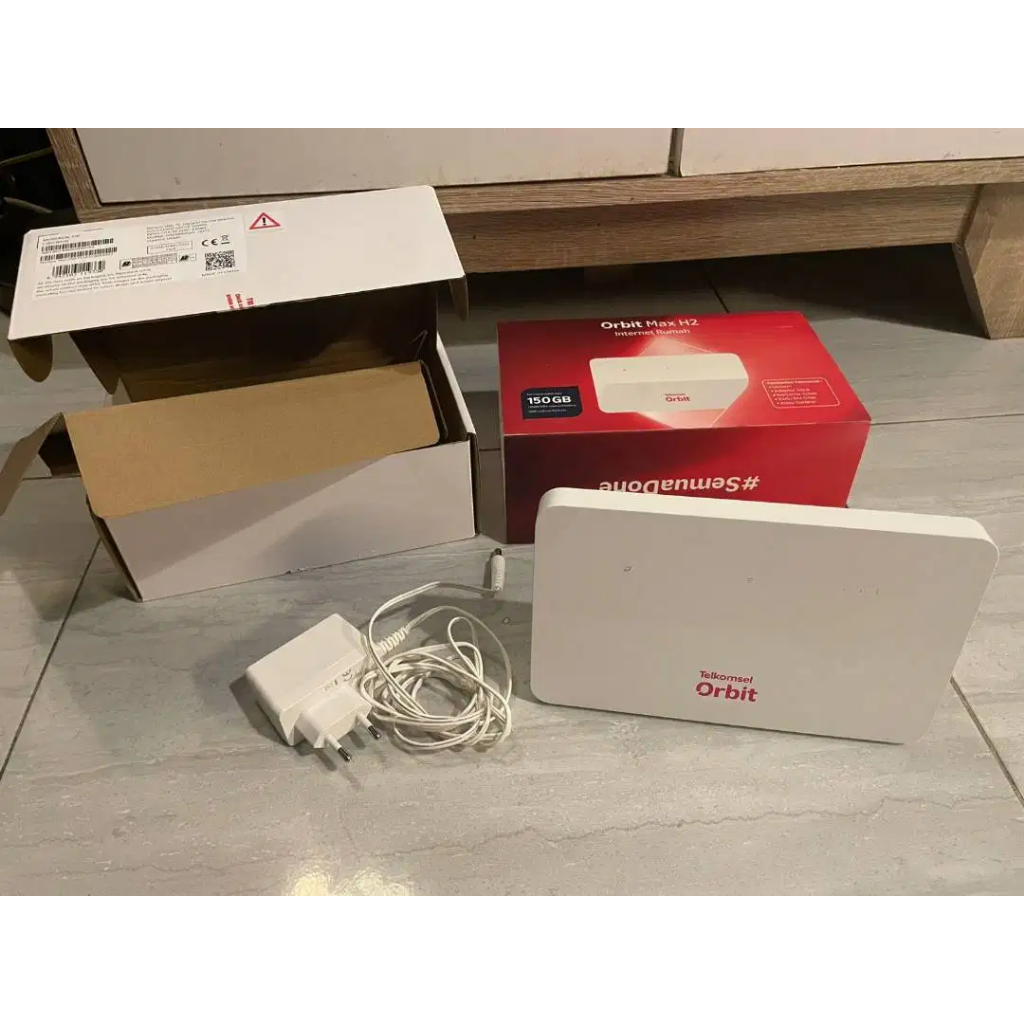 Modem Router Huawei B636 Telkomsel Orbit Max H2 Bekas Fullset Pembelian Juli 2025