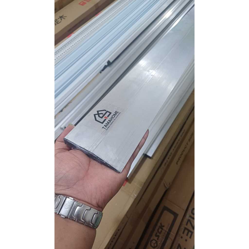 Jidar Alumunium Panjang 1,5 Meter - Alat Plesteran Adukan Semen -Alat Tukang Bangunan Jidar Panjang 