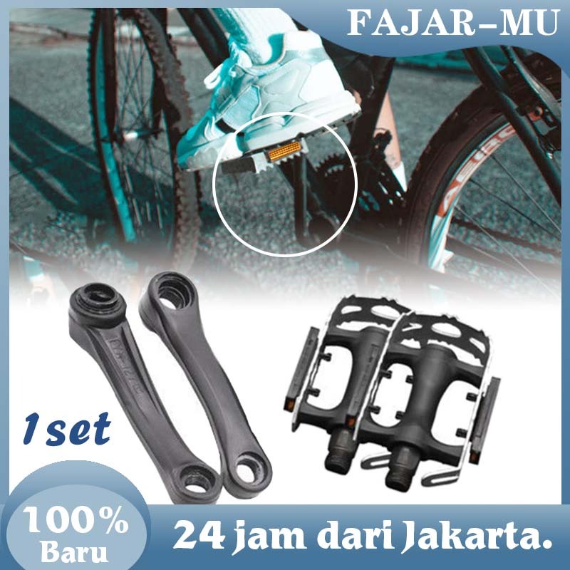 1Set 4Pcs Pedal Sepeda Listrik / Crank Pedal Sepeda Listrik / Tuas Pedal Sepeda