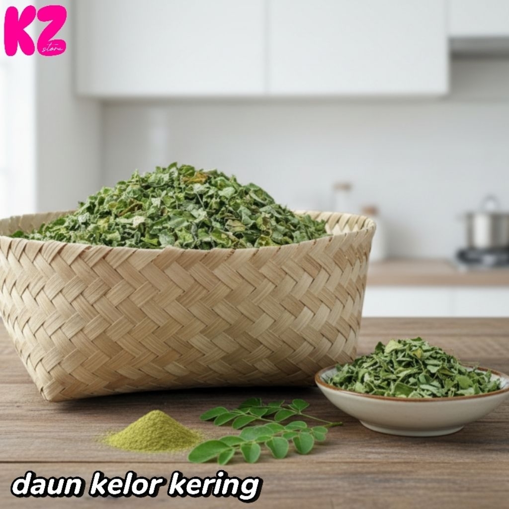 Daun Kelor Kering Organik Berkualitas Tinggi