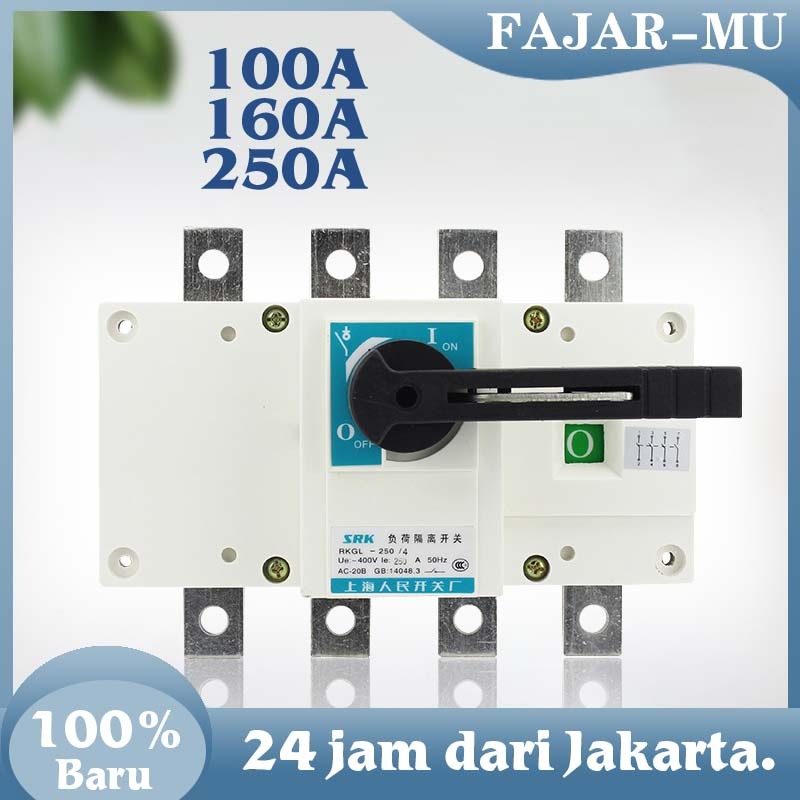 100A/160A/250A Change Over Switch 4p / Change Over Switch Beban Tegangan Rendah