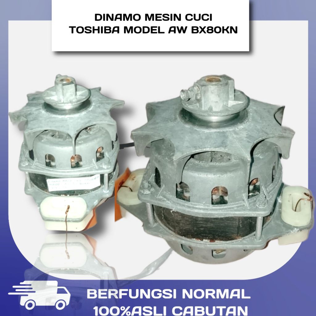 original•dinamo mesin cuci toshiba model aw bx80kn asli cabutan