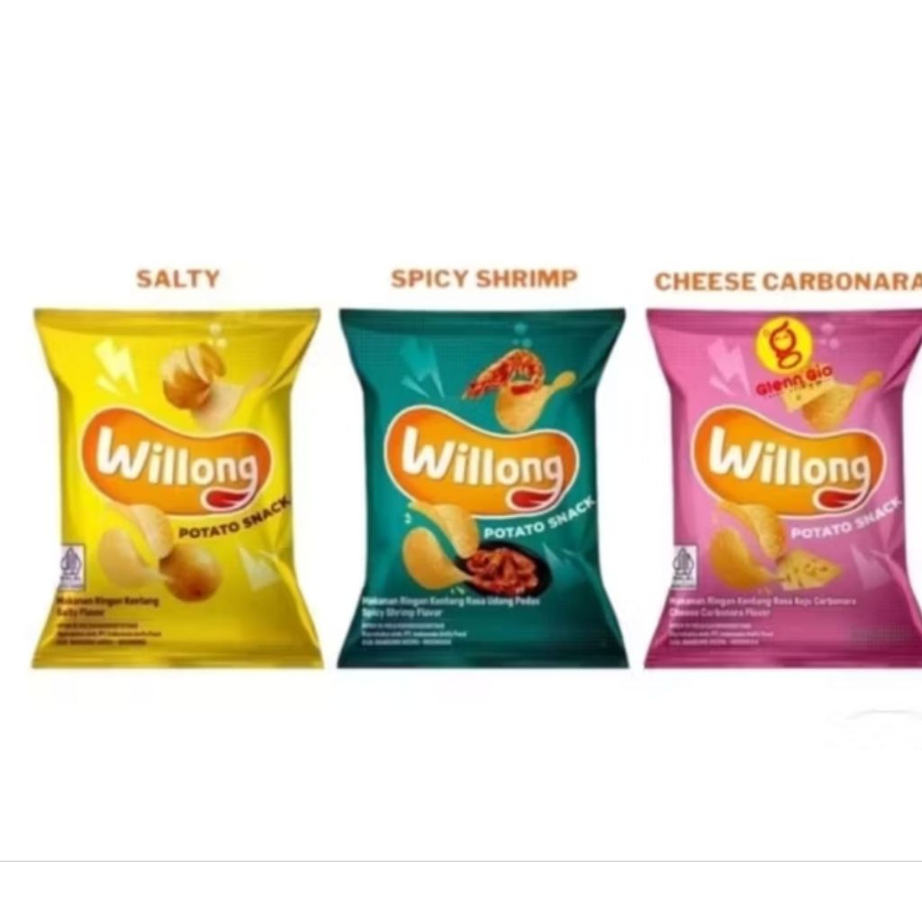 WILLONG POTATO SNACK RENCENG ISI 10