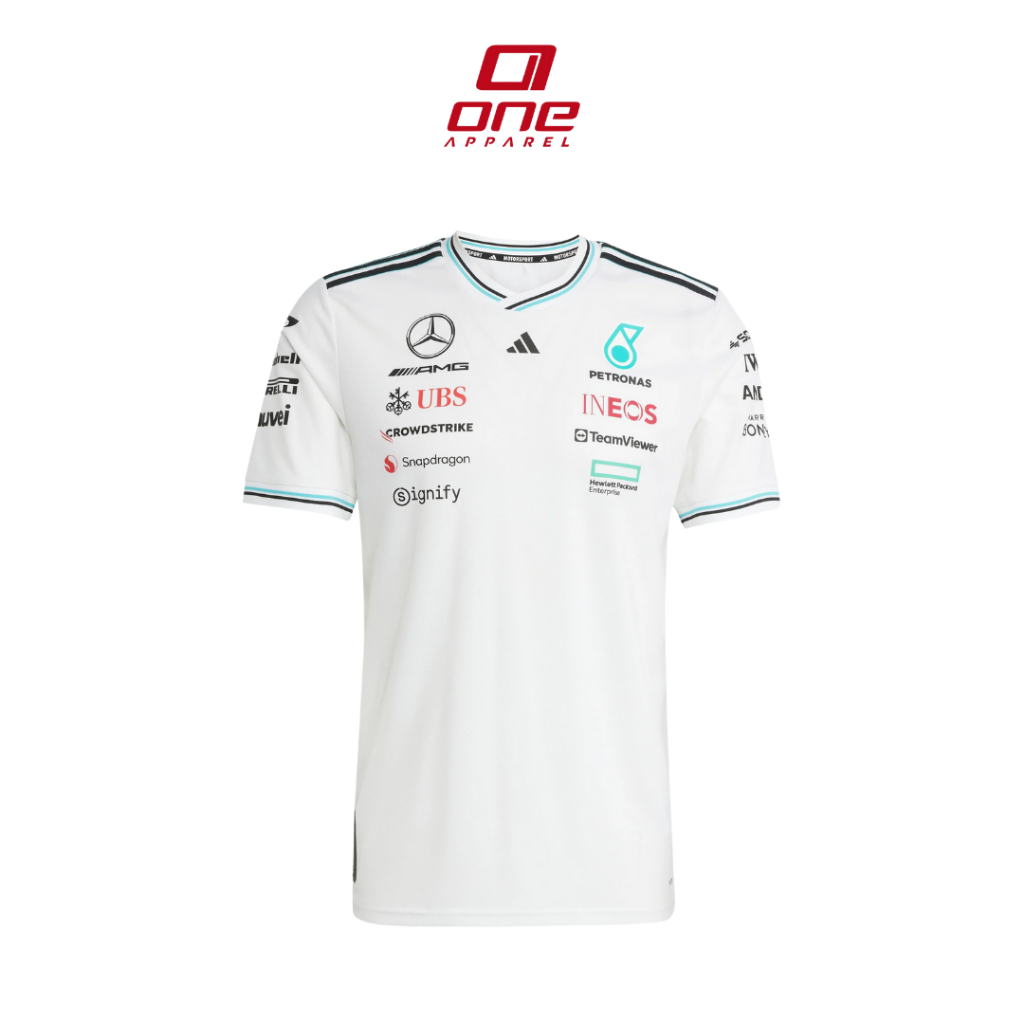 Jersey Mercedes F1 Team Driver Pro Jersey White Original