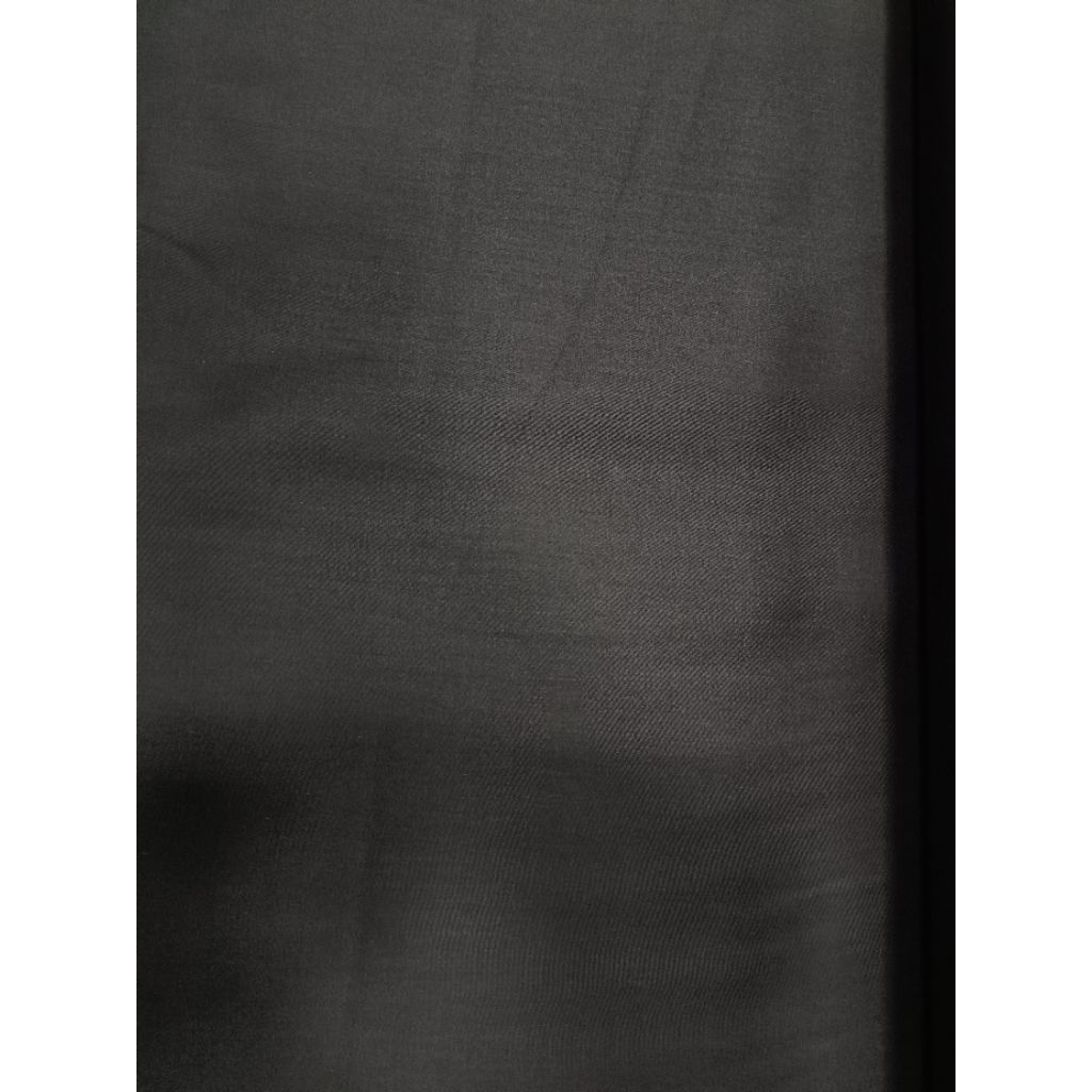 Bahan Kain Kemeja Polos Hitam