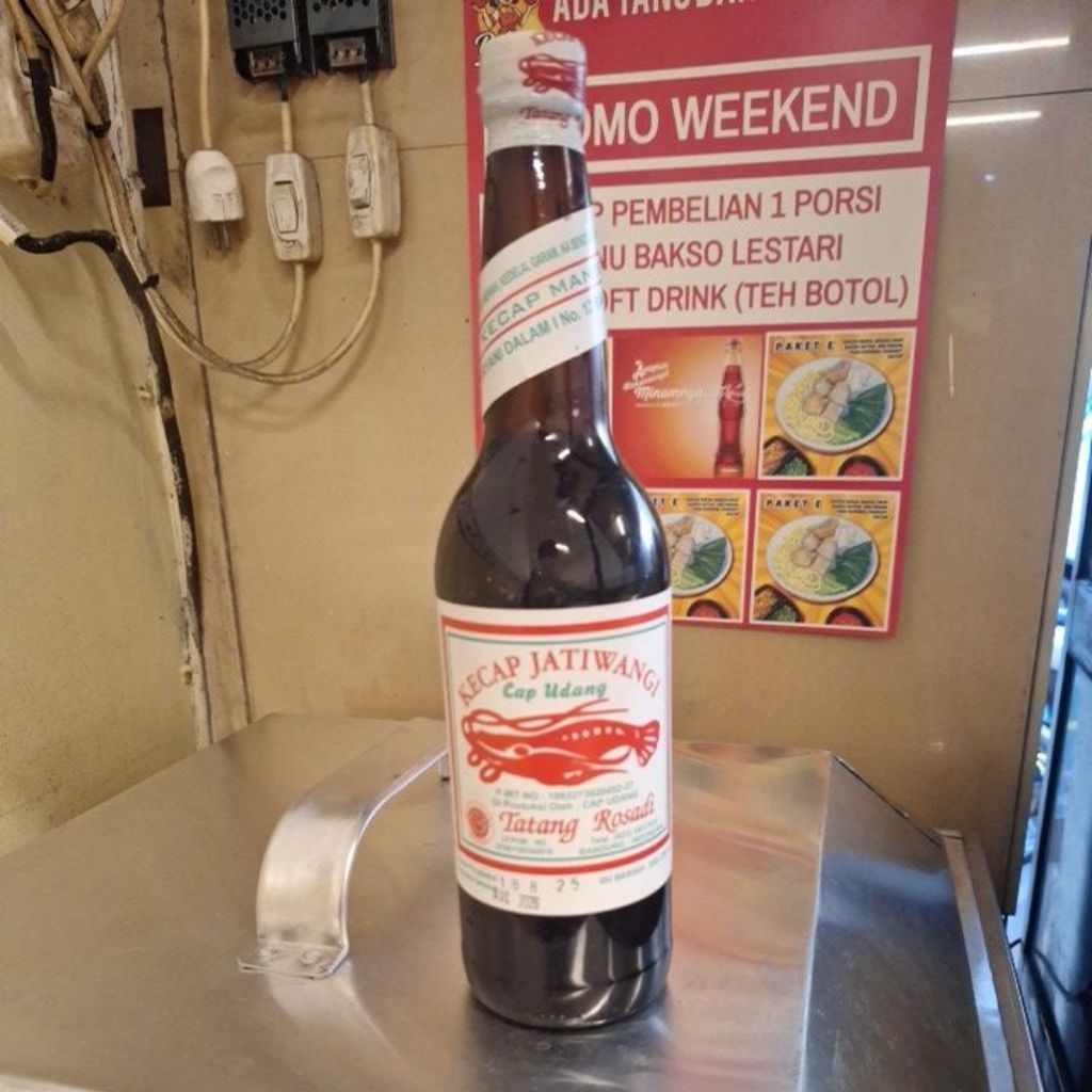 Kecap Manis Jatiwangi Cap Udang Tatang Rosadi 550 Ml Hitam