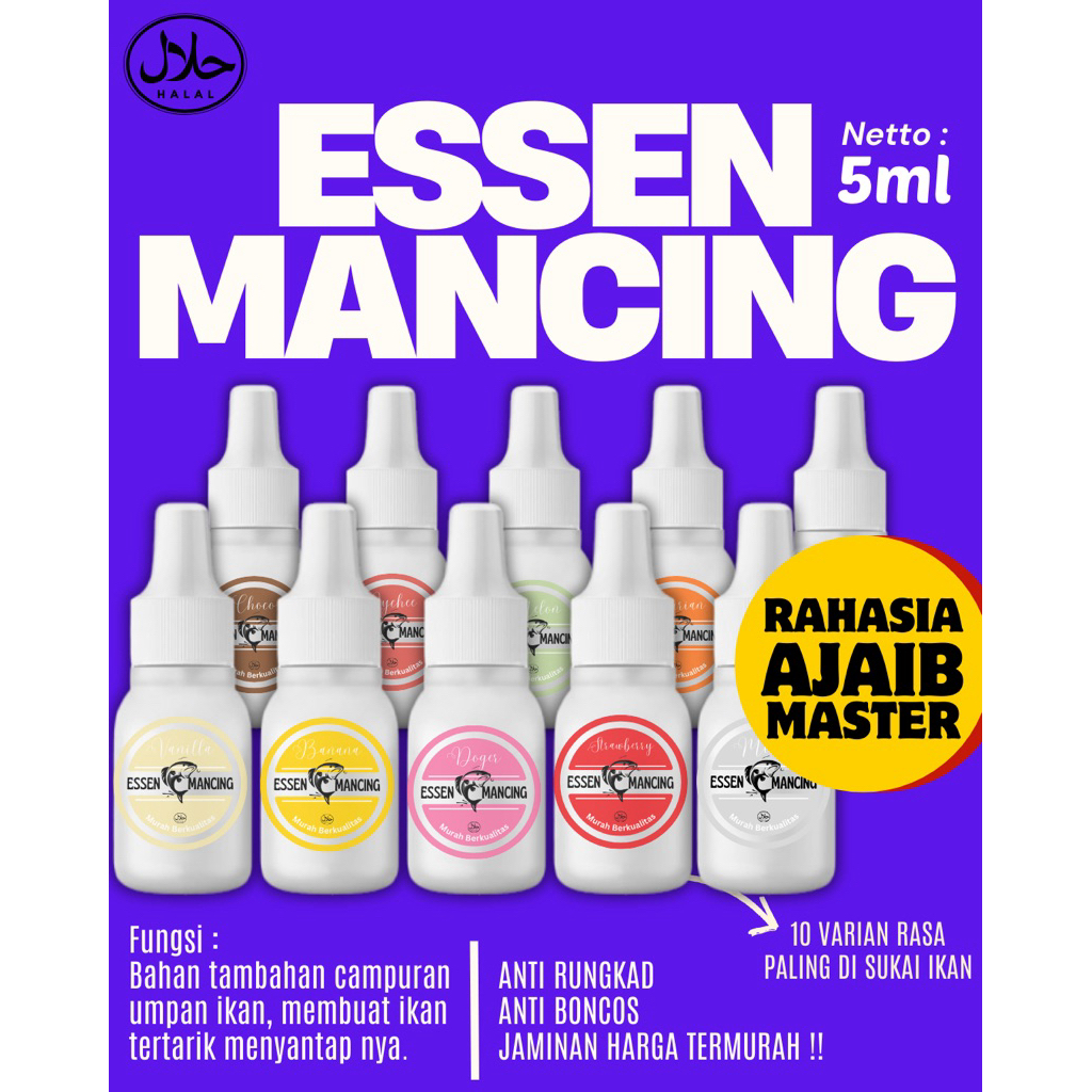 ESSEN PANCING LELE GALATAMA – CAIRAN PERANGSANG IKAN CEPAT STRIKE