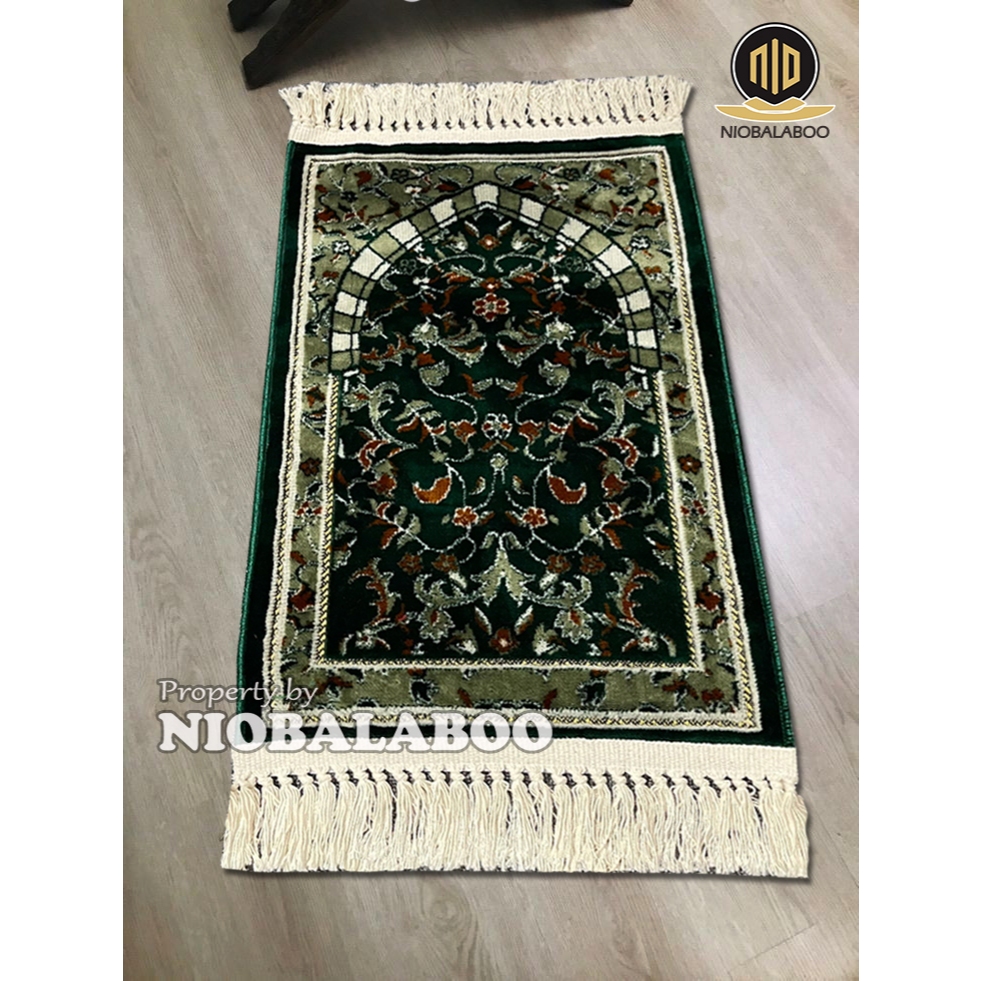 Sajadah Raudhah premium ukuran mini bahan beludru super spiegel