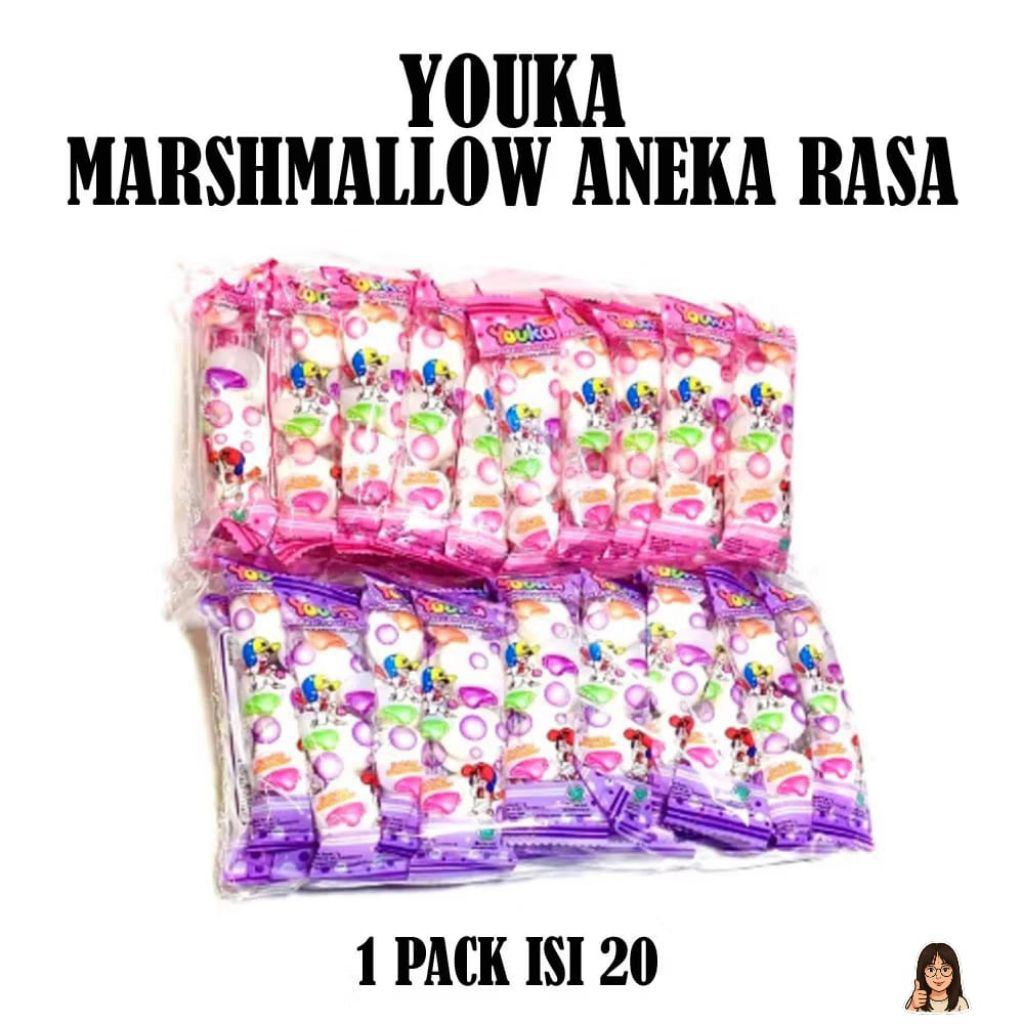 RANJANI YOUKA MARSHMALLOW BULAT ISI 20 (RANDOM)