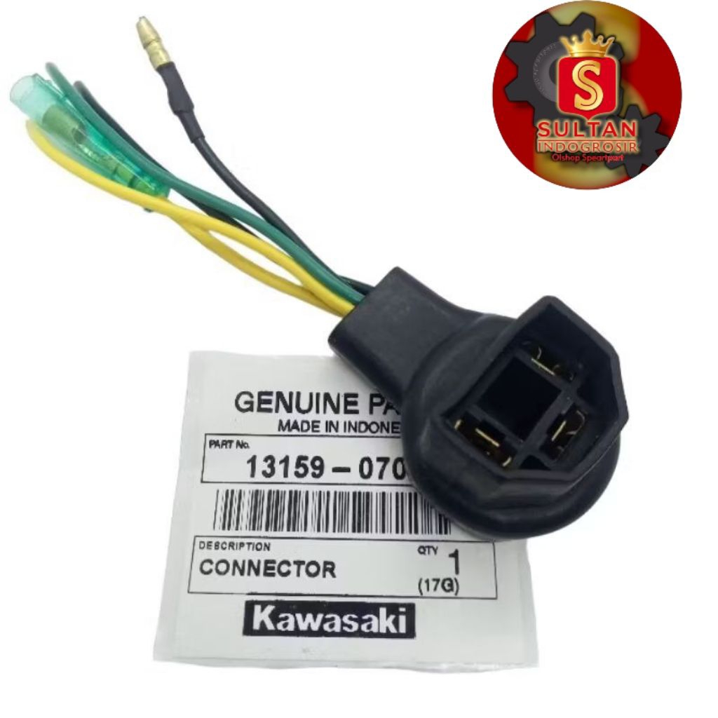 Kabel soket lampu depan H4 KAWASAKI NINJA RR NINJA R NINJA 250 KARBU