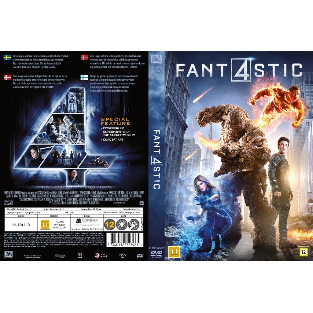 KASET DVD FANTASTIC FOUR (2005)