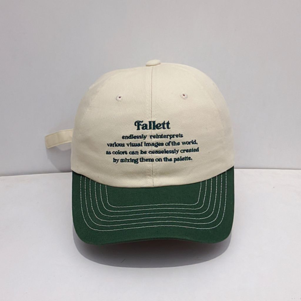 Topi Two Tone By Fallet . Brand Streatwear Korea
