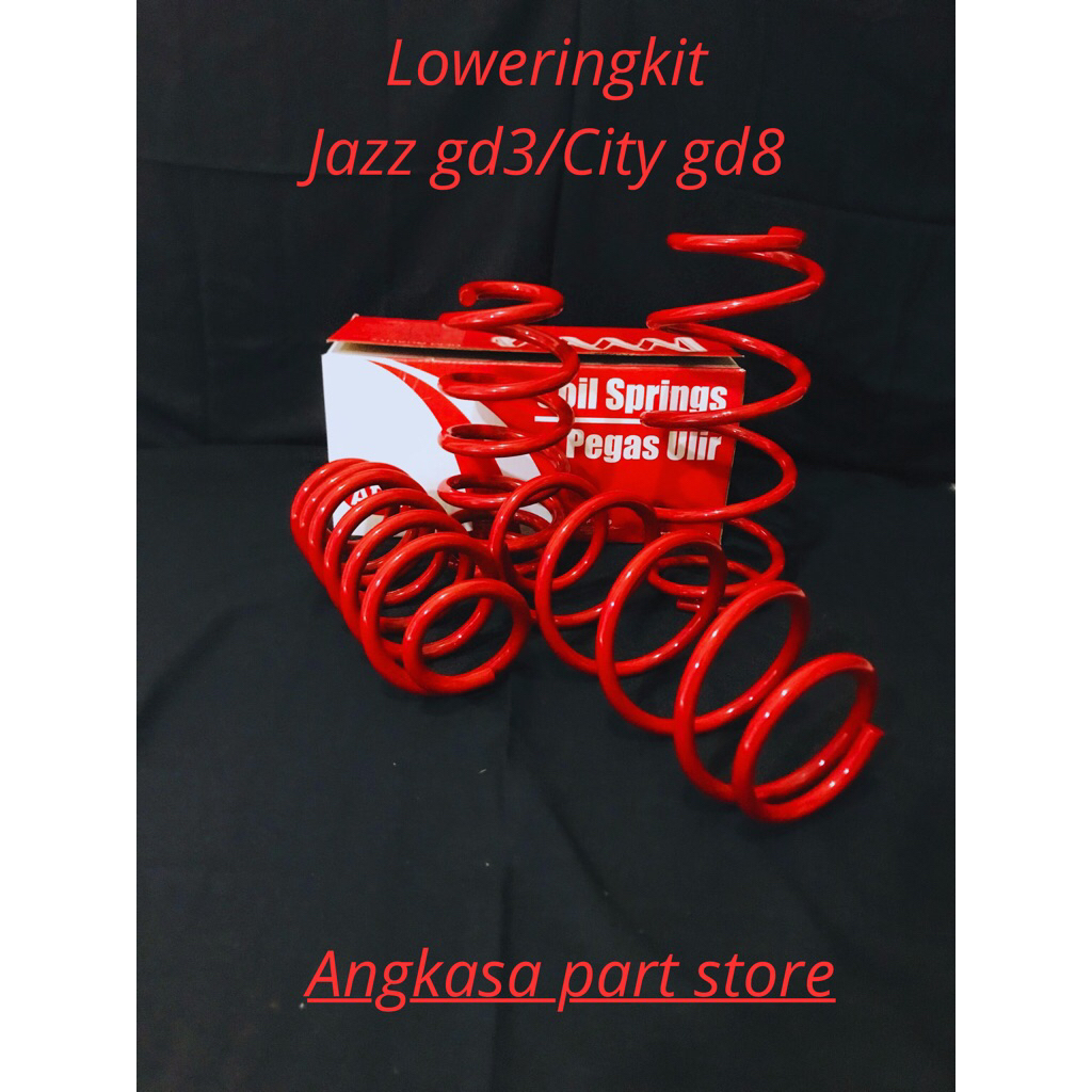 lowering kit per keong/coil spring empuk APM per tinggi standar anti limbung Jazz gd3/City gd8