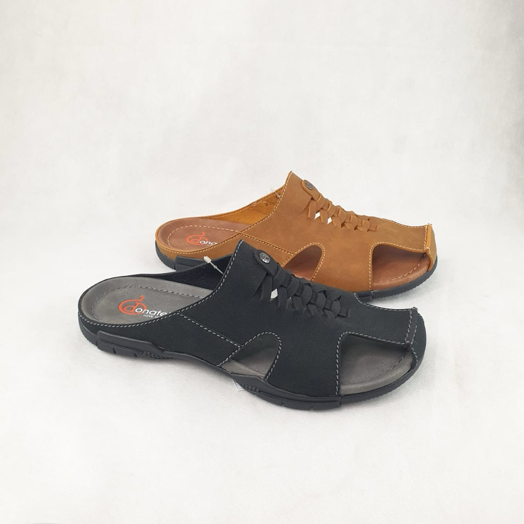 ISM - Donatello/CC.84011 Sandal Slide Flat Simple Pria - Sandal Simple Pria