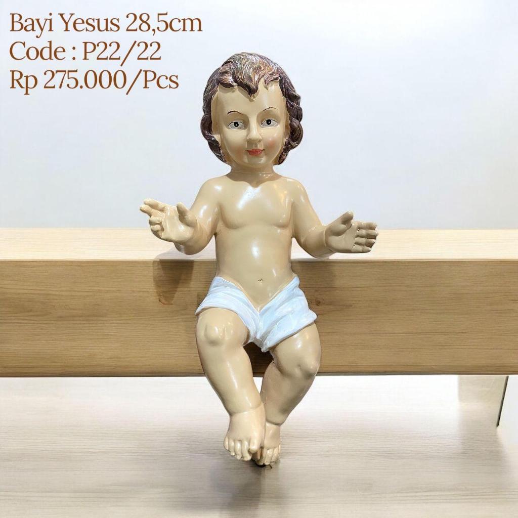 Patung Bayi Yesus 28,5cm