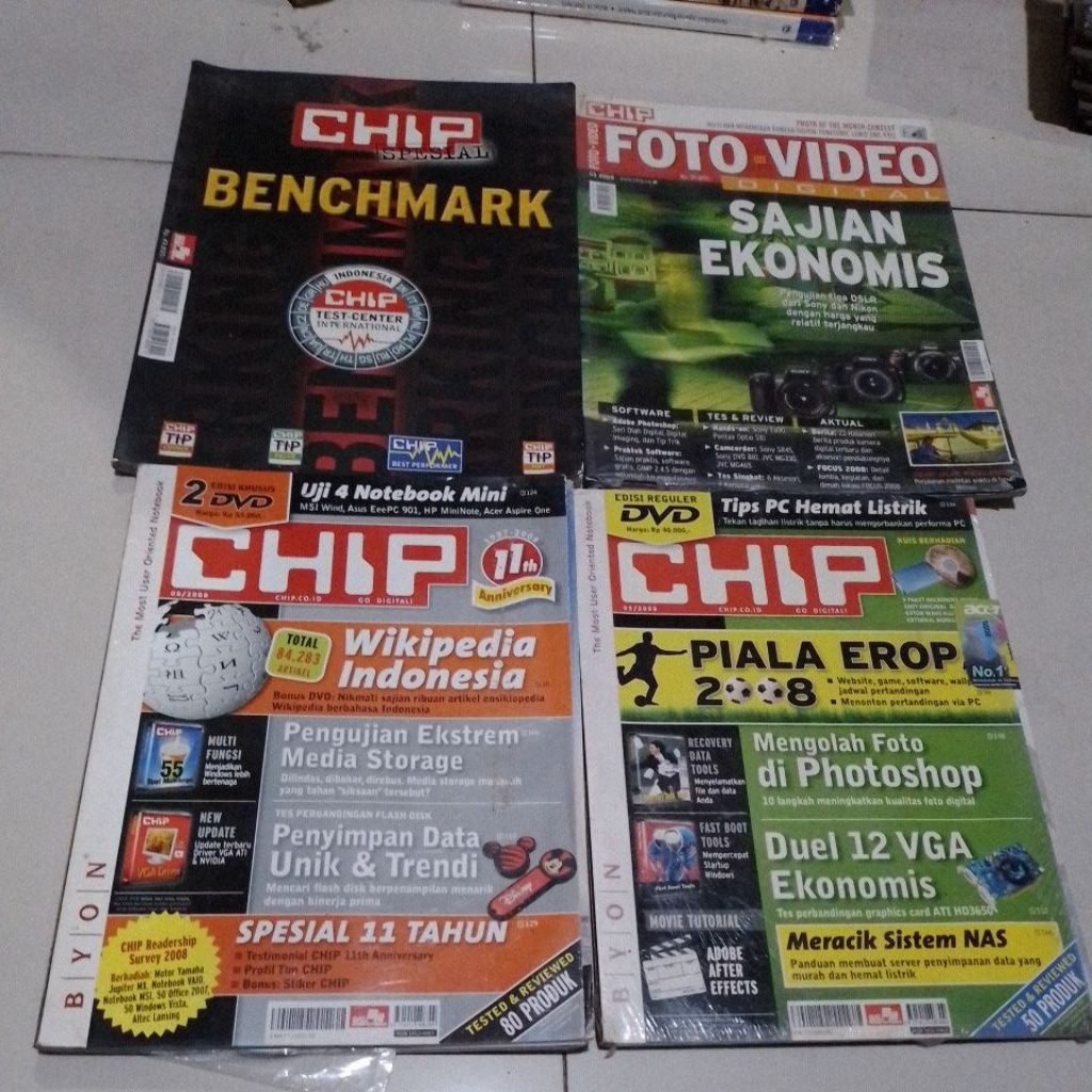 MAJALAH CHIP foto dan video digital / majalah lawas