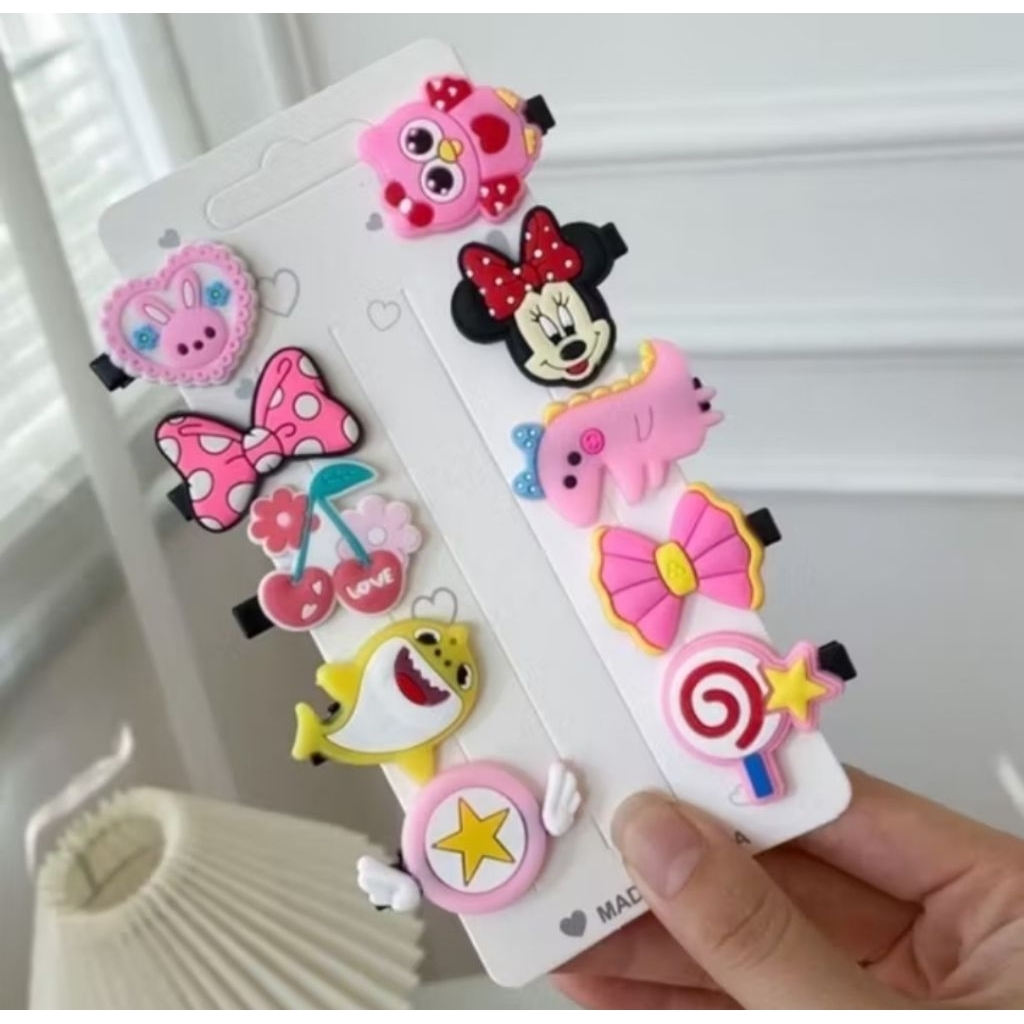 JEPIT RAMBUT KOREA ISI 10PCS/SET JEPIT RAMBUT ANAK