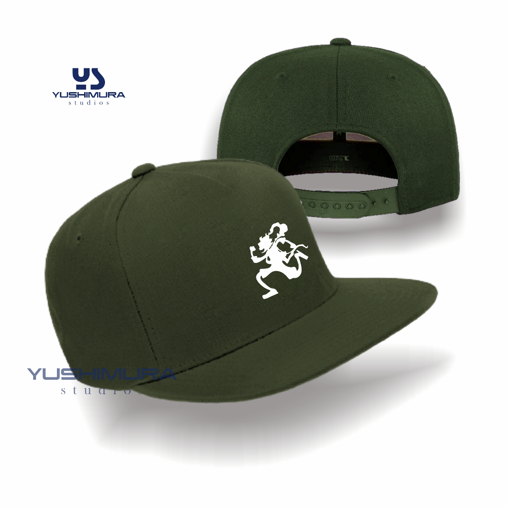 Yushimura Topi Snapback Pria Original Distro Caps One Piece Monkey D. Luffy