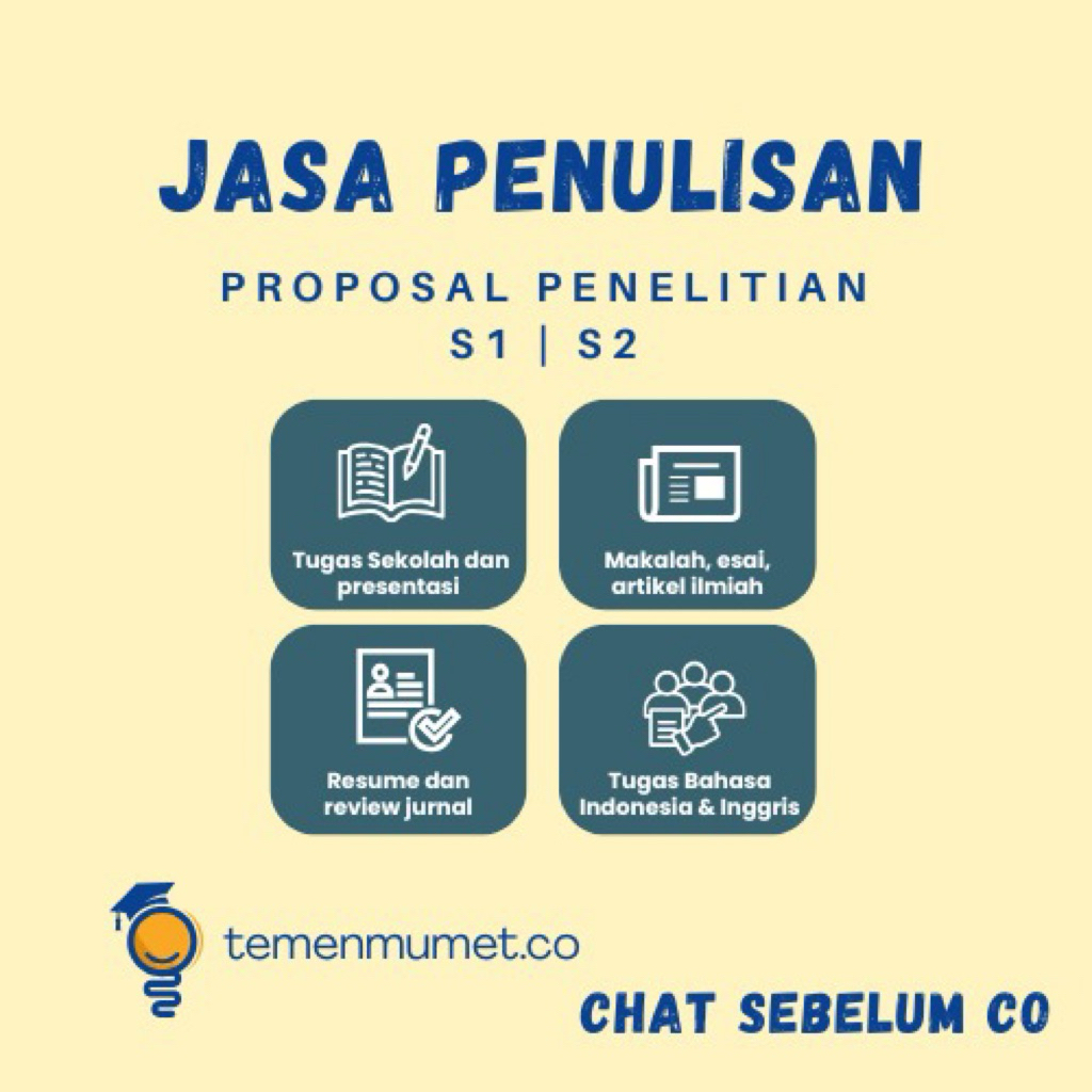 Jasa Penulisan Proposal Skripsi