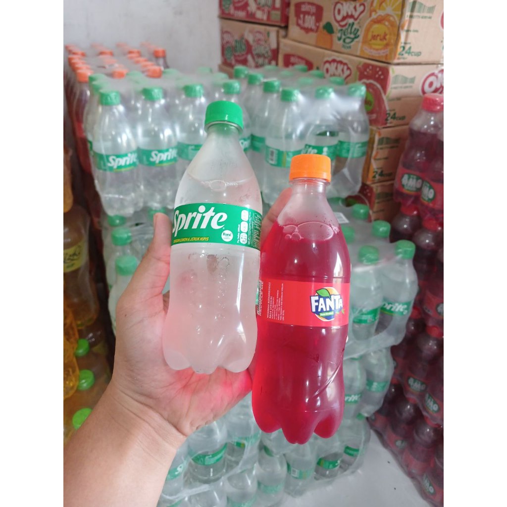 SPRITE , FANTA 250ML Coca Cola / Fanta / Sprite botol ukuran 250ml/fanta - 250ml