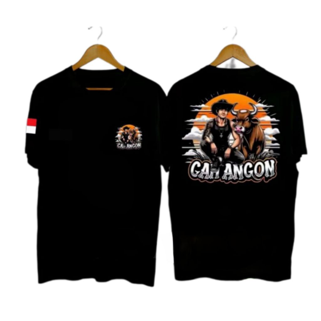 KAOS TSHIRT CAH ANGON//KAOS PETERNAK SAPI