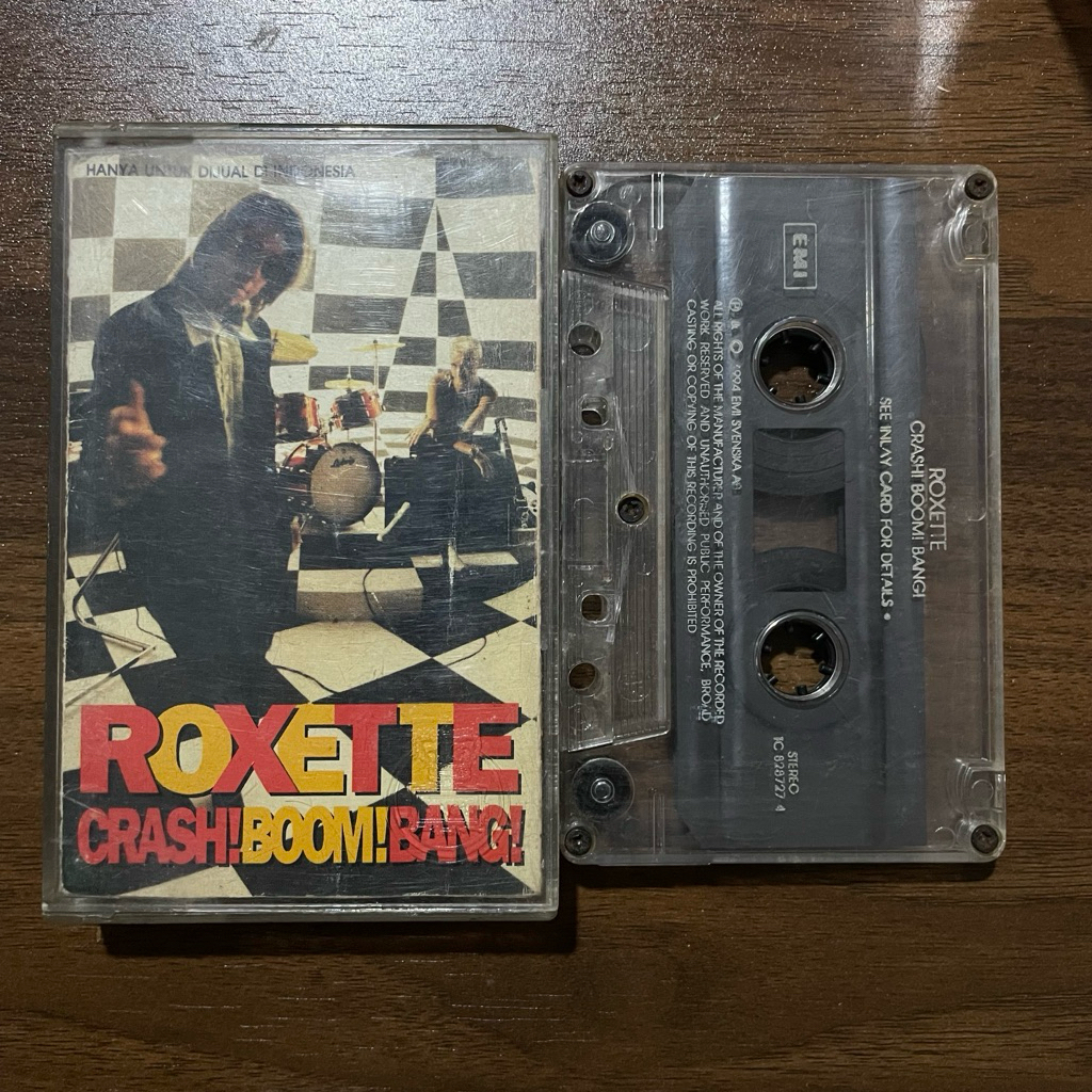 Kaset pita - Roxette - CrashBoomBang