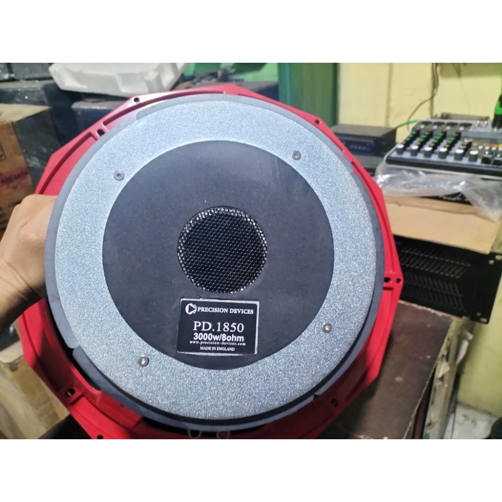 SPEAKER 18 INCH SPEAKER SUBWOOFER PD1850 RED
