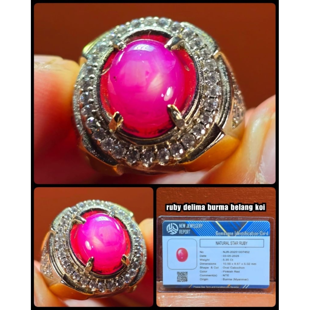 star ruby burma patkwa windusara belang koi