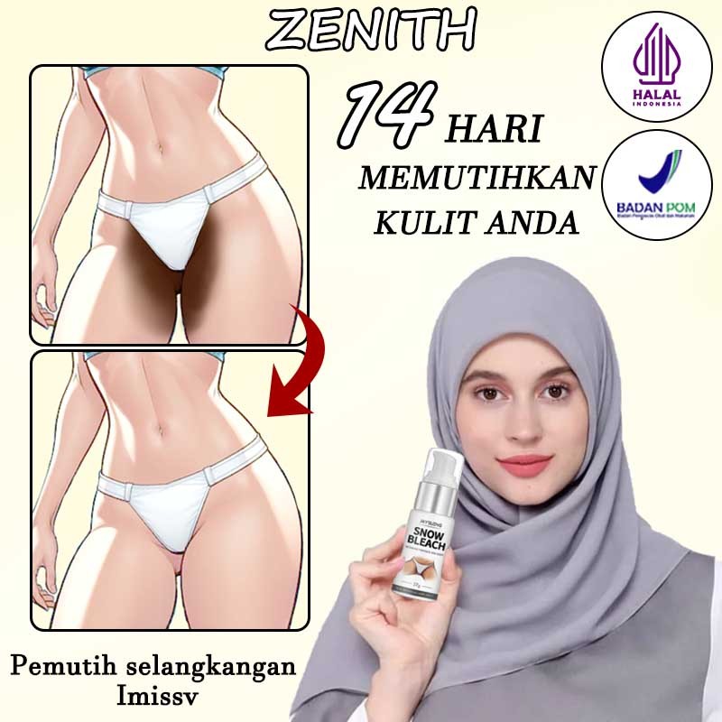 【ZNITH】Cream selangkangan hitam pemutih selangkangan ampuh pemutih ketiak dan selangkangan 30g pemut
