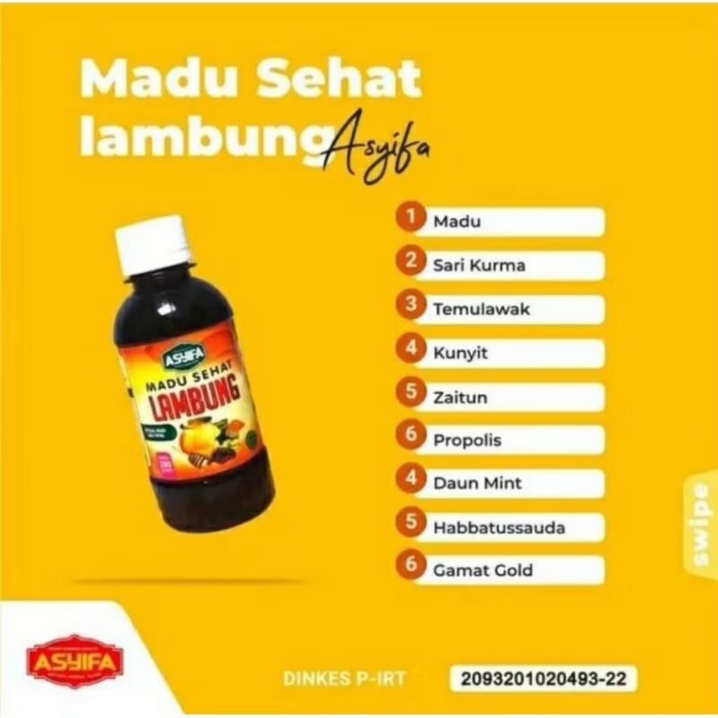 MADU SEHAT LAMBUNG ASYIFA
