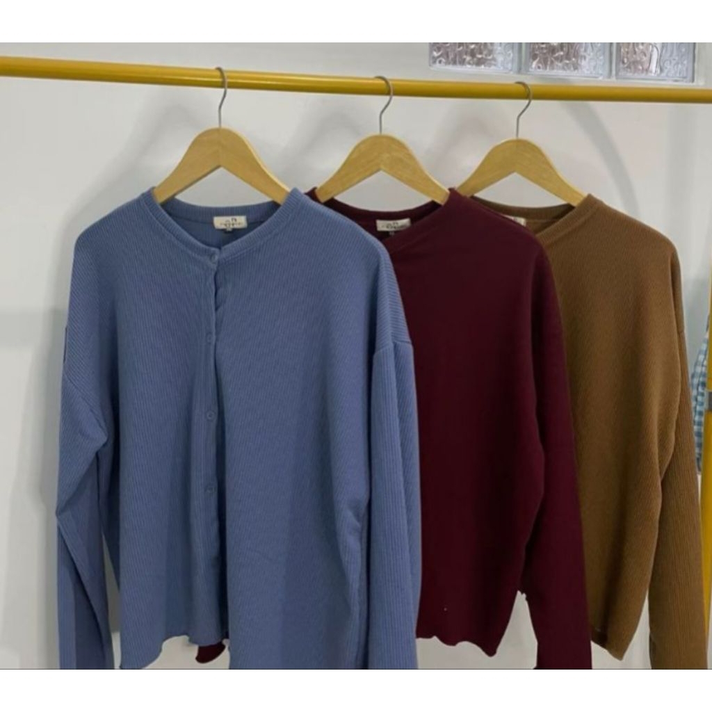 cardigan jumbo wanita LD 120-140