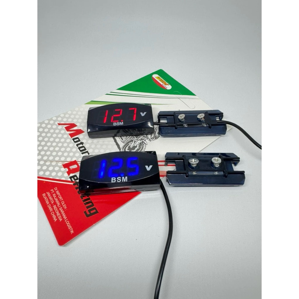 PROMO VOLT METER AKI DIGITAL/VOLT METER WATERPROOF ANTI AIR