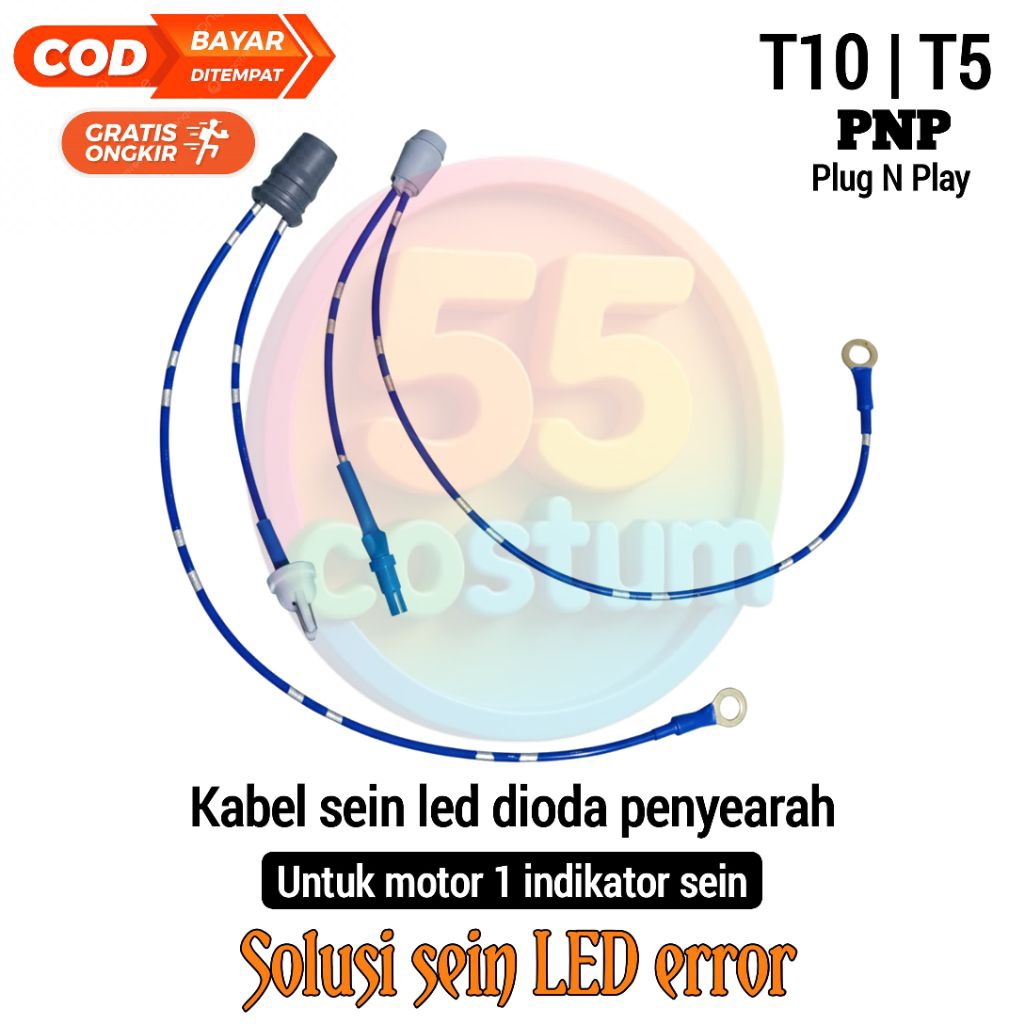 Soket Kabel dioda sein LED PNP semua motor error free