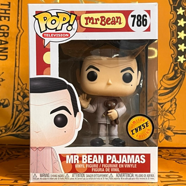 Funko Pop Television: Mr Bean - Mr Bean Pajamas Limited CHASE Edition #786