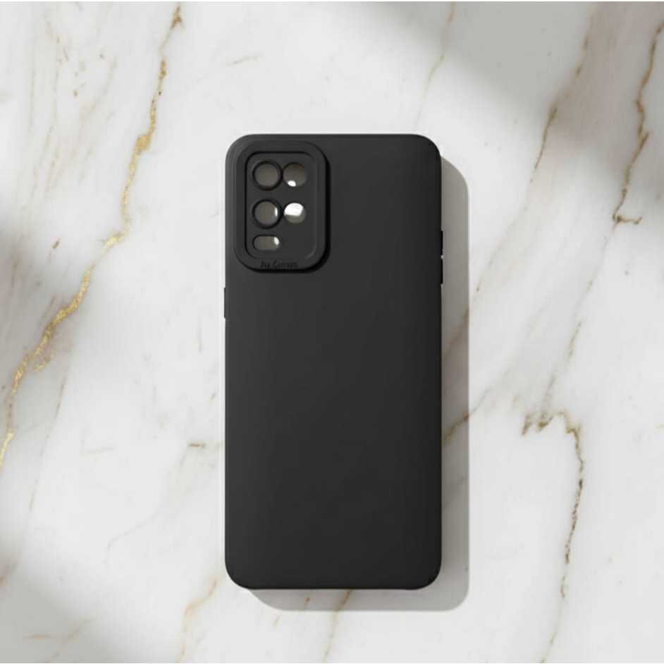 Black Matte Case Oppo A54 Softcase Hitam Polos Best Seller