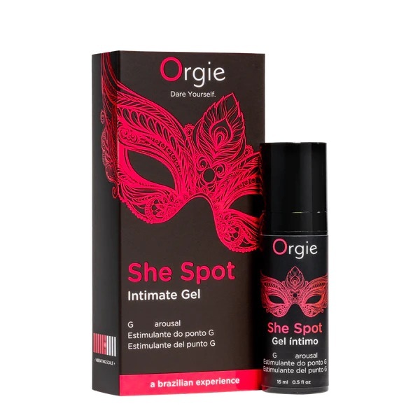 Orgie she spot - intimate gel lubricant orgasmic booster sensasi getar geli