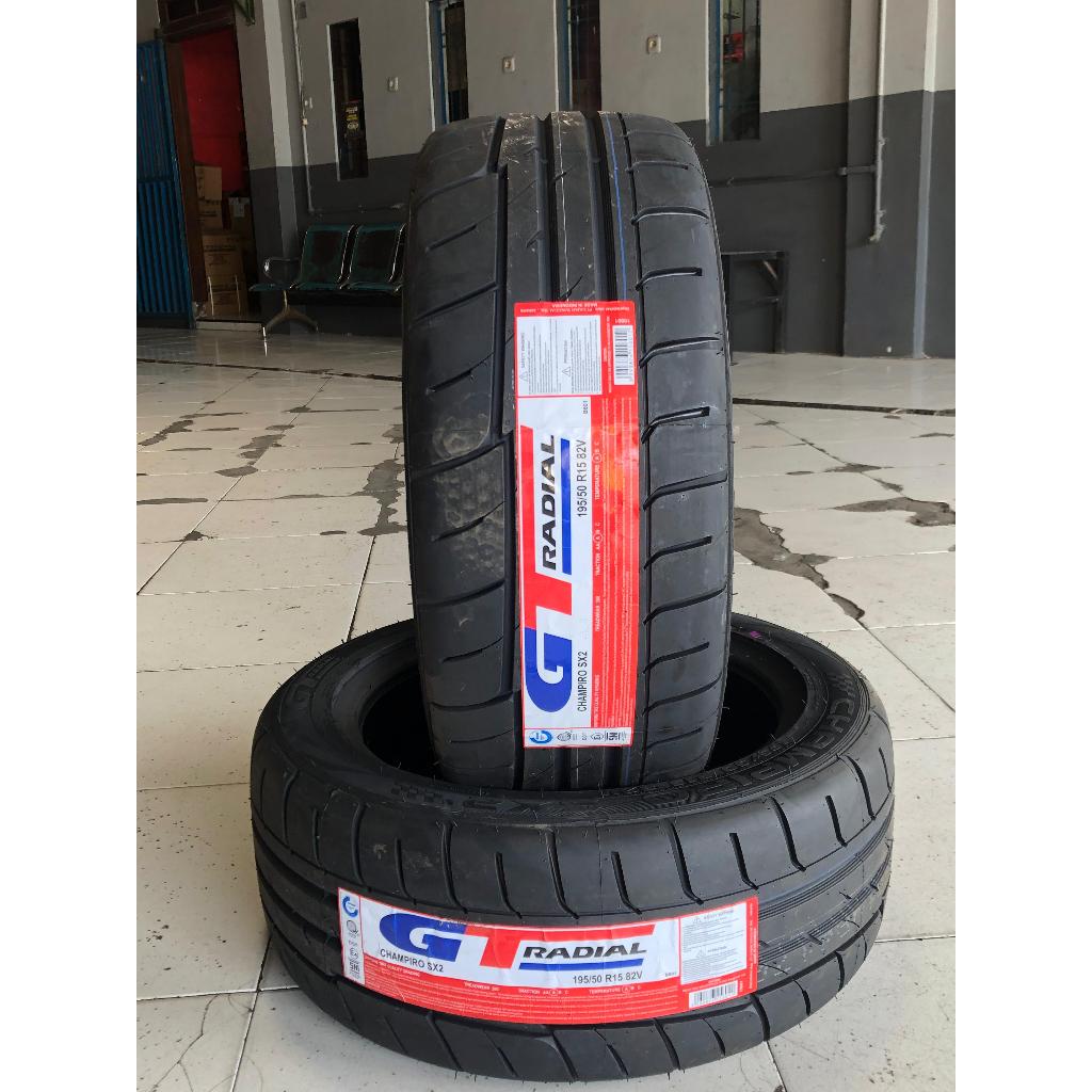 Ban Mobil GT radial 195/50R15 Champiro SX2 semislick Brio Agya 195 50 15 195/50/15  Ban Balap